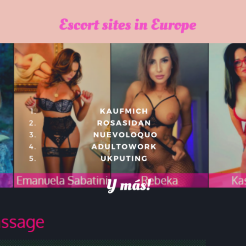 Escort pages in Europe